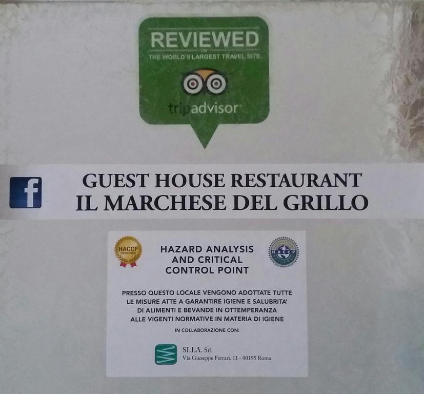 Guest House Il Marchese Del Grillo Рим Экстерьер фото